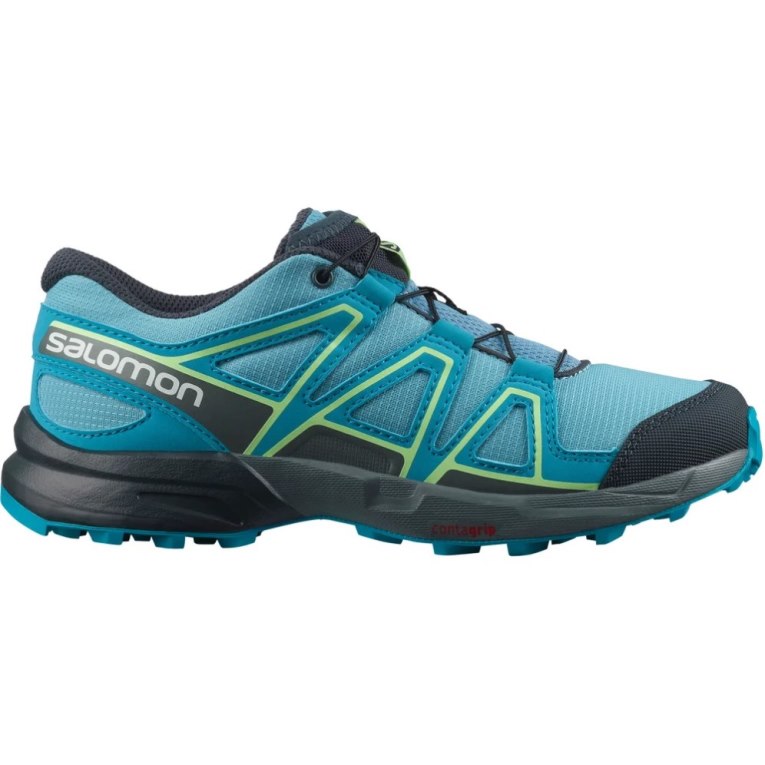 Turquoise Salomon Speedcross Kids\' Hiking Shoes | IE UF3809